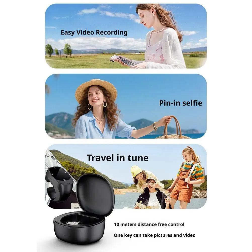 Télécommande défilante sans fil Bluetooth, obturateur de caméra, support de téléphone à distance, tablette, écran tactile, retourneur de Page ﻿