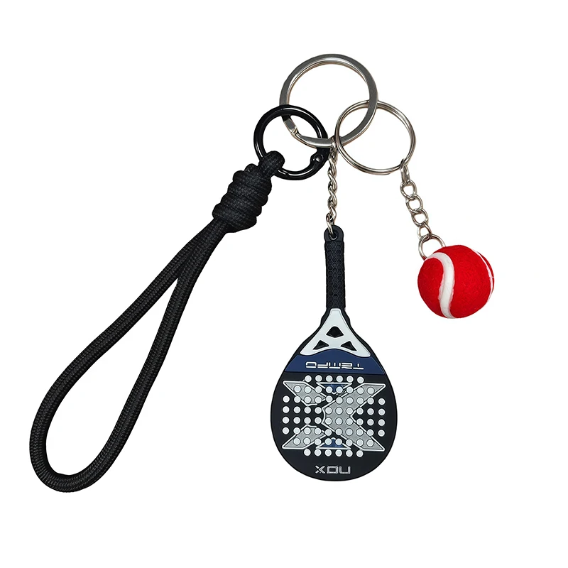 

Брелок Nox Plus, форма теннисной ракетки с красочной подвеской, милый подарок для друзей, модный аксессуар унисекс, спортивный маленький предмет
