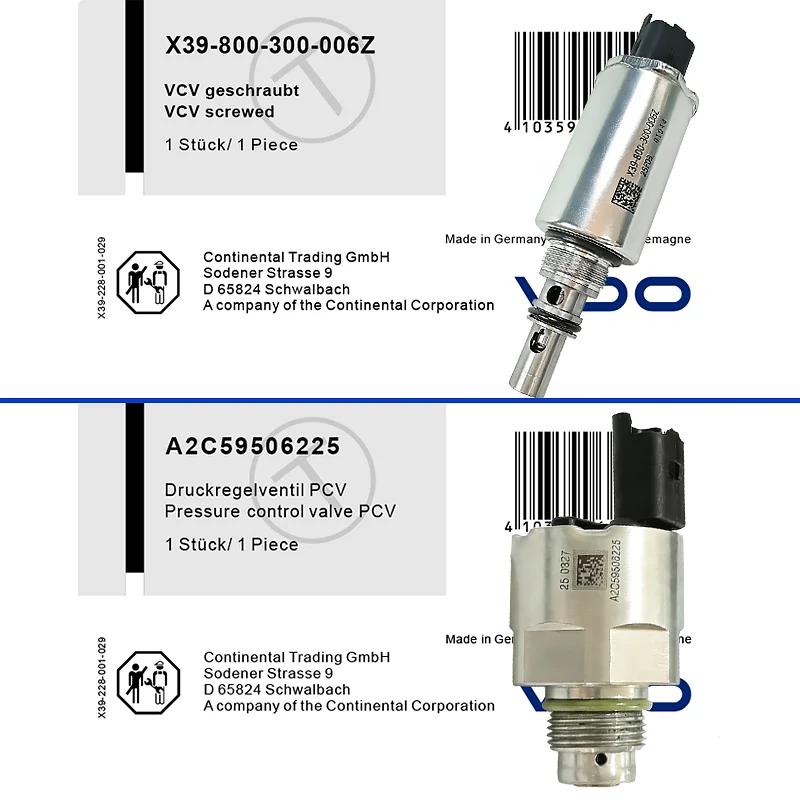 A2C59506225 X39800300005z X39800300006Z A2C2000385980 Fuel Pressure Valve For  Rover Ranger Focus Citroe