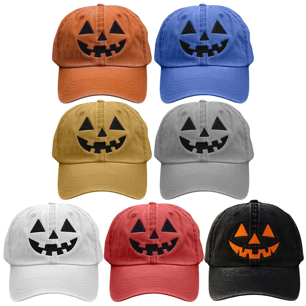 قبعة الهالوين قبعة بيسبول مطرزة للهالوين قبعة الشمس للجنسين قبعة سائق الشاحنة للرجال والنساء #2