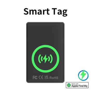 Wallet file smart card finder for wireless charging slim smart tag Apple Airtag replacement for long distance tracking