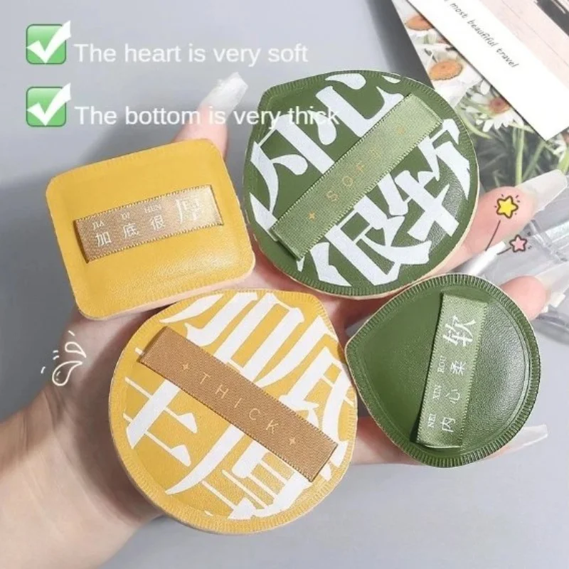 Een Set Van 3 Zachte Luchtkussen Puff Concealer Borstel Ronde Make-Up Blender Sponzen Elastische Marshmallow Cosmetische Foundation Poederset