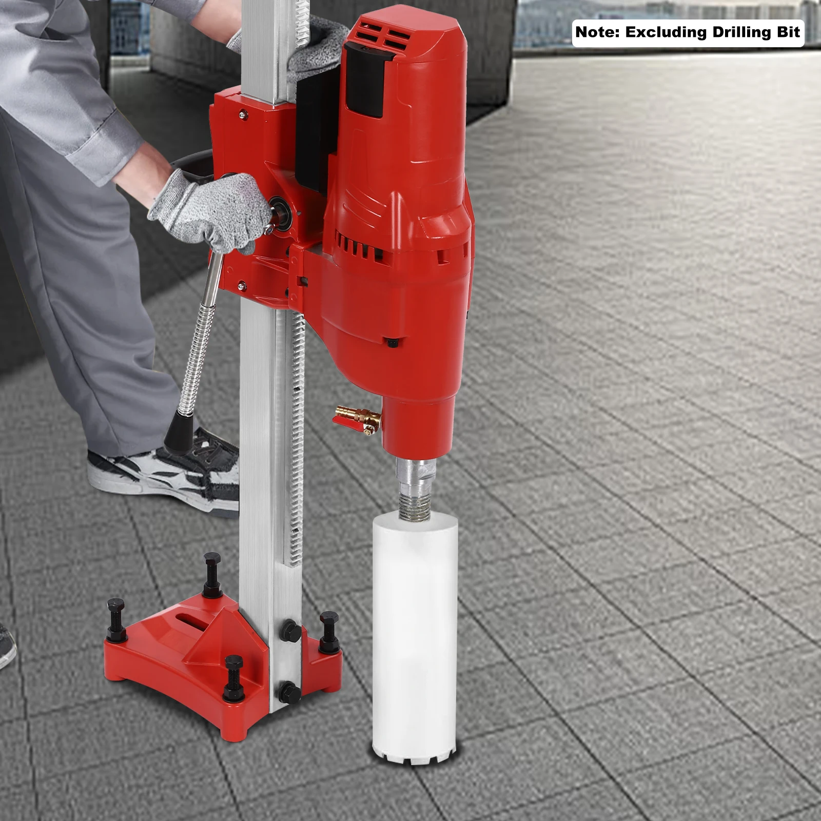 255mm 4250W Electric Concrete Complex Core Drill Machine Professional Project Water Wet Core Drilling Machine