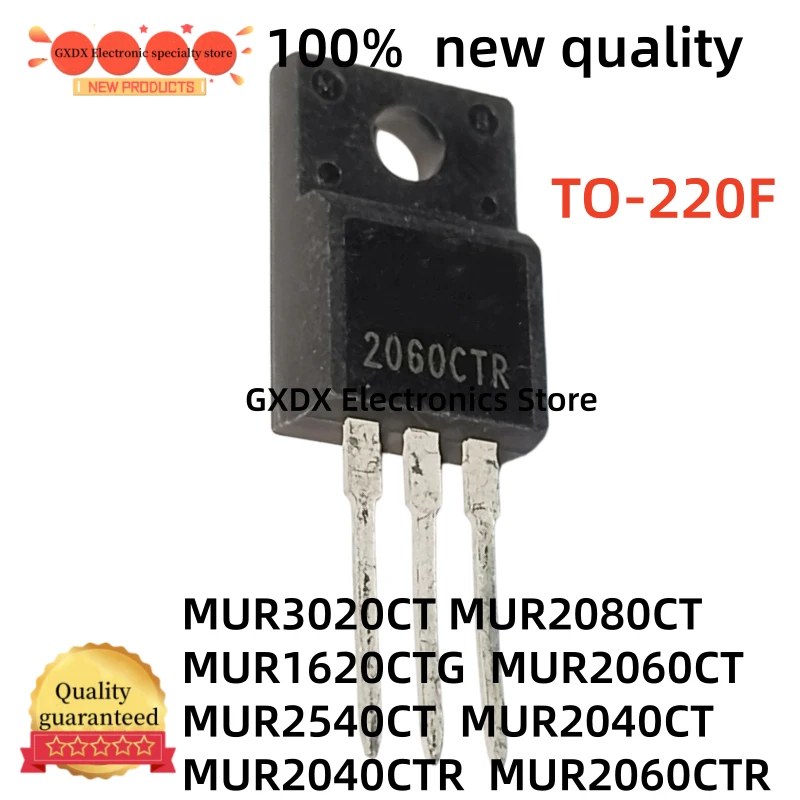 10-20-30Uds 100% quality MUR3020CT MUR2060CT TO220 MUR2040CT MUR2040CTR MUR2080CT MUR1620CTG MUR1620 MUR2540CT MUR2060CTR TO-220