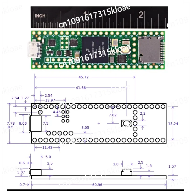 IMXRT1062 Teensy 4.0 Teensy4 Teensy 4.1 DEV-16771