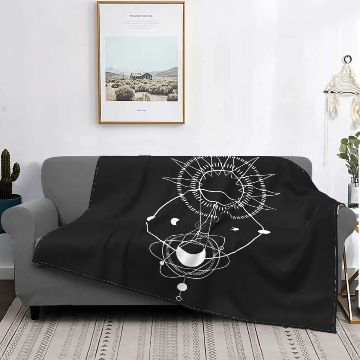 The Eclipse Bl Series Akk And Ayan An Ultra-Soft Micro Fleece Blanket