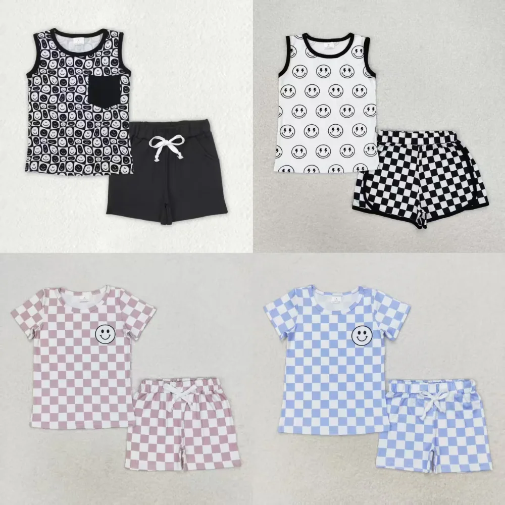 

Wholesale Casual Toddler Baby Two Piece Boys Clothing Sets New Little Adorable Set