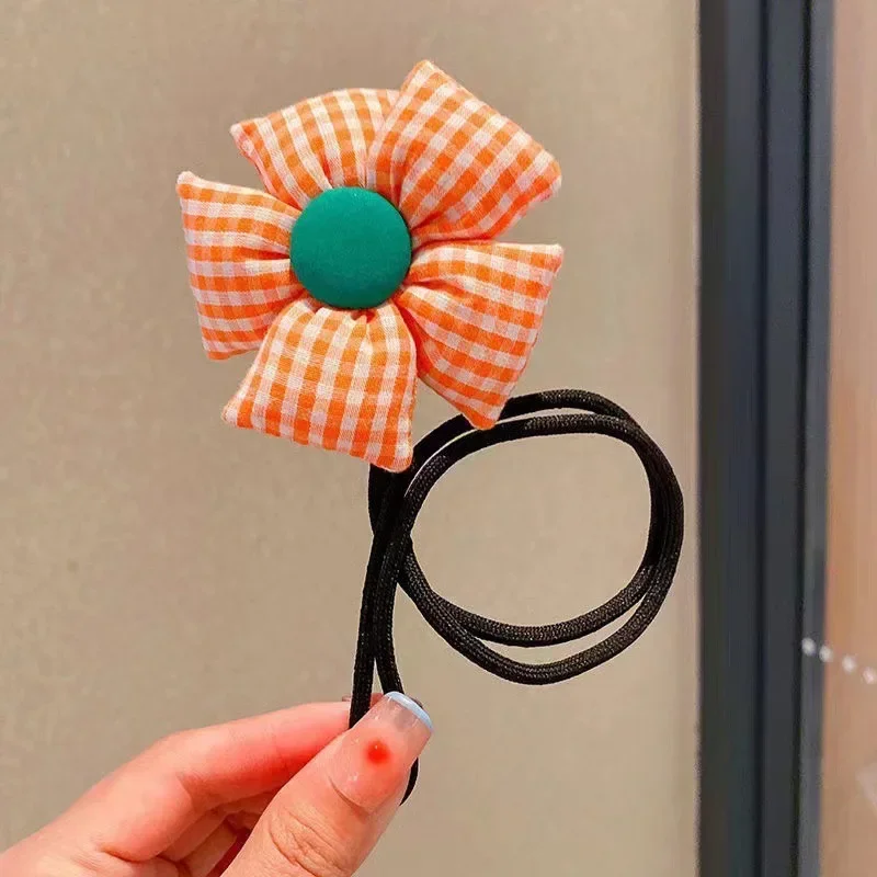 Children Flower Hair Bun Maker Floral Donut Updo Hair Stick DIY Plate Hair Bendable Hairband Hair Accessories Gift