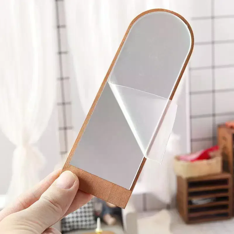 1/12 Dollhouse Wooden Full-length Mirror Model Dollhouse Furniture Ornament Doll House Micro Scene Decor Accessories