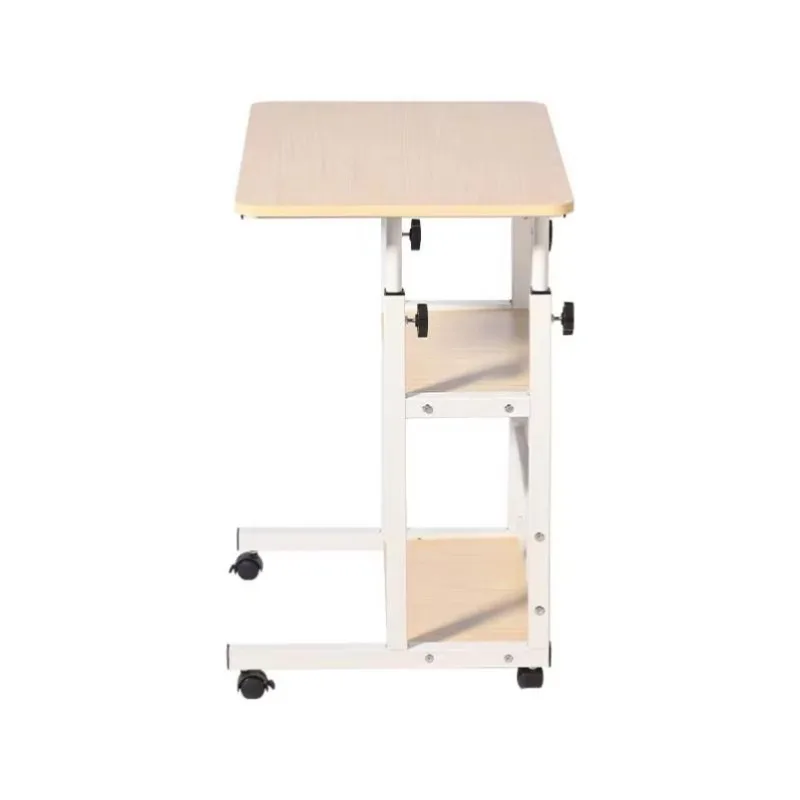 طاولة طعام طبية عالية الجودة قابلة للتعديل فوق السرير مع طاولة بجانب السرير مع عجلات طاولة بجانب السرير في المستشفى #1