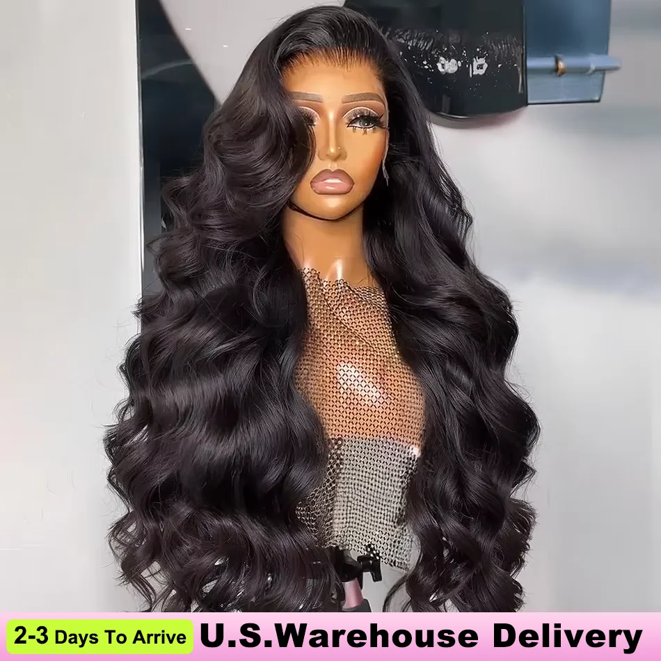 

40 50 дюймов Объемная волна Парики из человеческих волос 13x6 Hd Парик фронтальной части шнурка Бразильский 250 Плотность 100% человеческие волосы Влажные и волнистые парики фронта шнурка