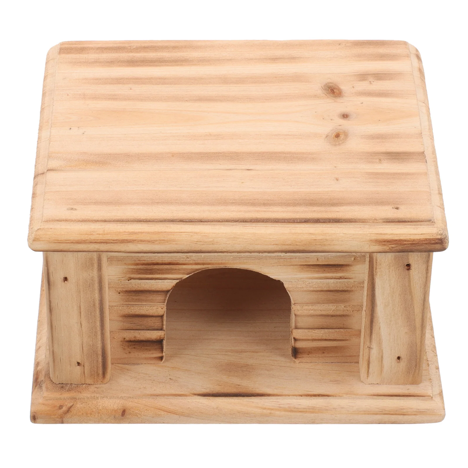 Wooden Hamster Hideout Cozy Hamster House for Small Animals Perfect for Hamsters Guinea Pigs and Rabbits