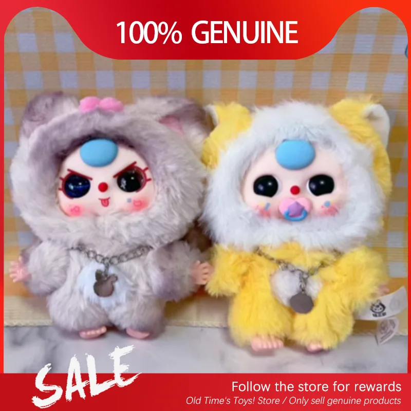 

Baby Three Cat And Dog Series Blind Box Cute Plush Collect Model Doll Decoration Collectible Surprise Toys Birthday Girls Gifts