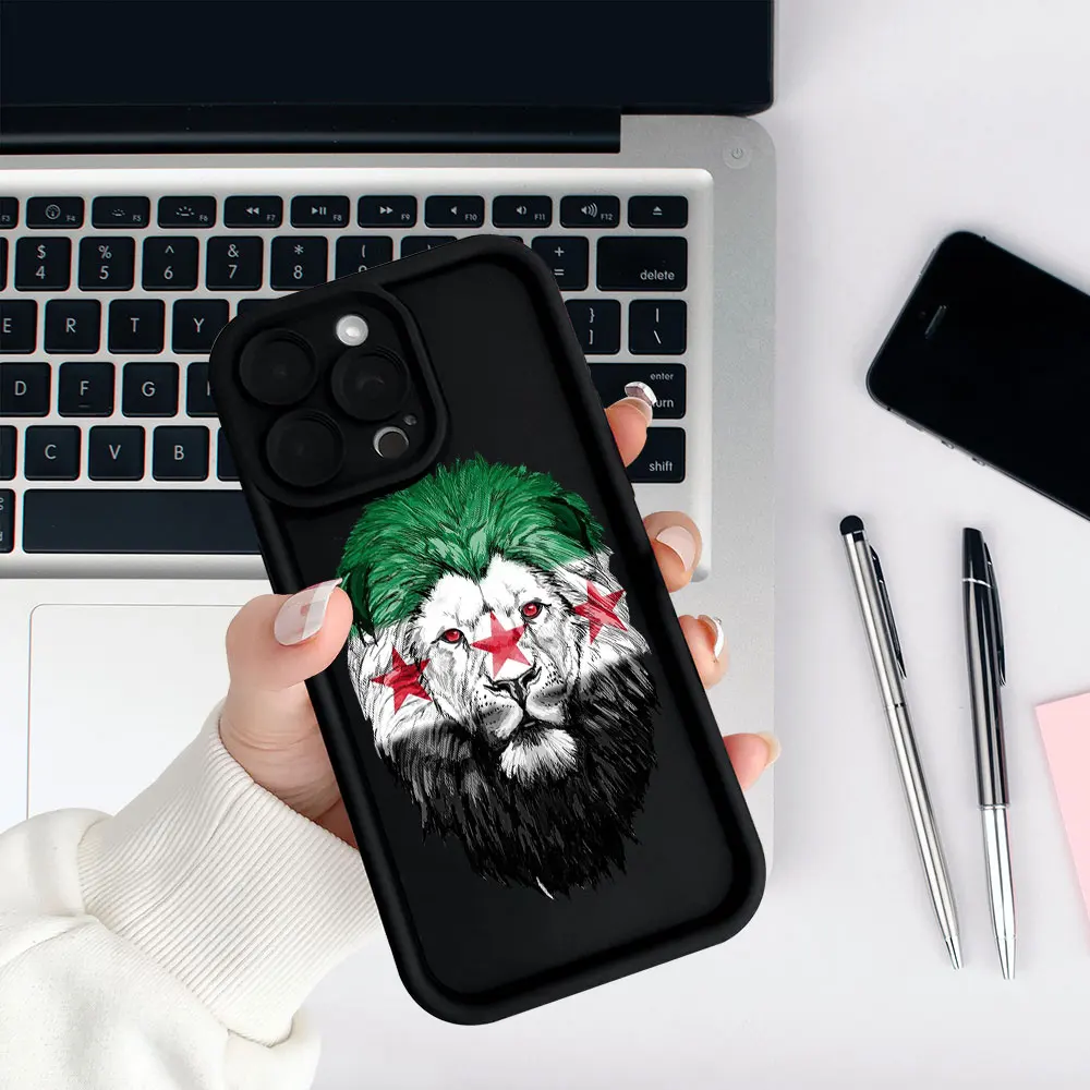 الثورة السورية العلم الحب جراب هاتف لموتورولا موتو G85 G84 G75 G60 G54 G53 G52 G35 G34 Edge 60 50 40 الانصهار Neo 5G غطاء