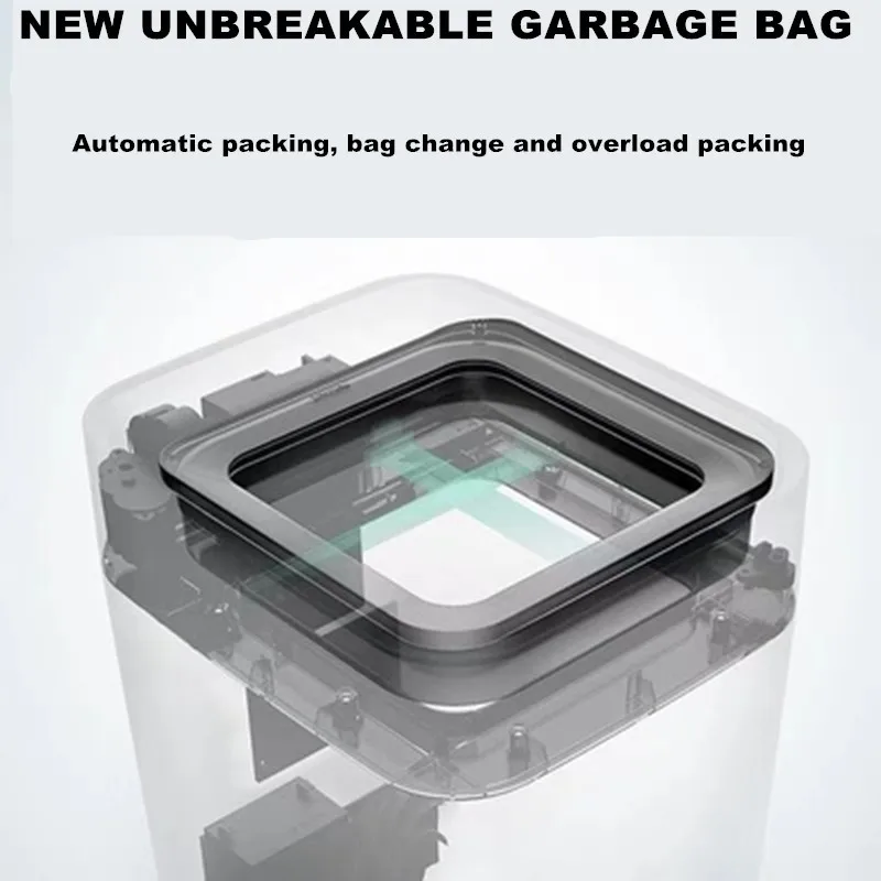 Hot TOWNEW Smart Trash Can T1 T1S Tair Original Replacement Garbage Bags 6/12 Refill Rings Auto Packing and Changing Bags