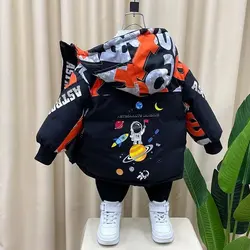 Children's Winter Jacket Parkas Boys Teen Fashion Hooded Jackets Thicken Kids Winter Coat Baby Parka New Kids