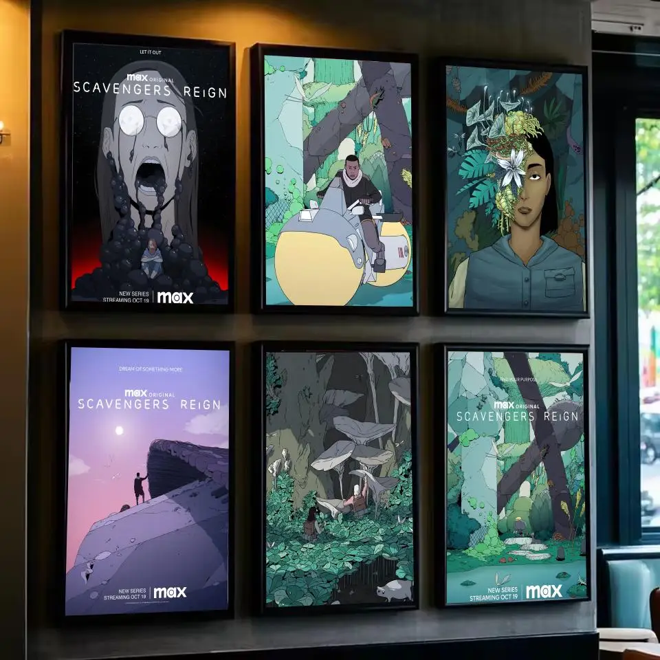 

Sci-fi Anime S-Scavenger ReignS Poster For Living Room,bedroom,bar Wall Art Prints Paper Sticker Decoration Gifts