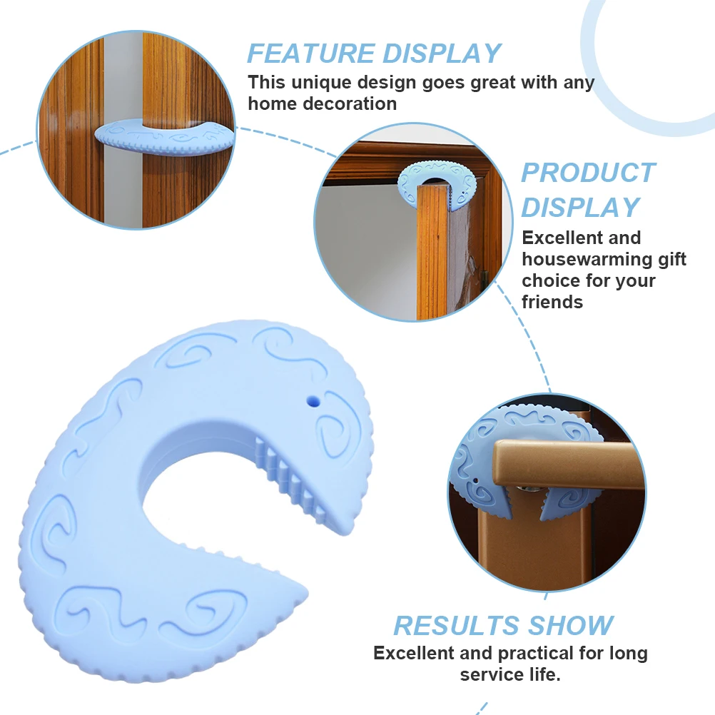 

3 Pcs Stop Guard Home Children Safety Silicone Door Stop Guard Door Stopper Stopper Long Life Practical Gift Hardware