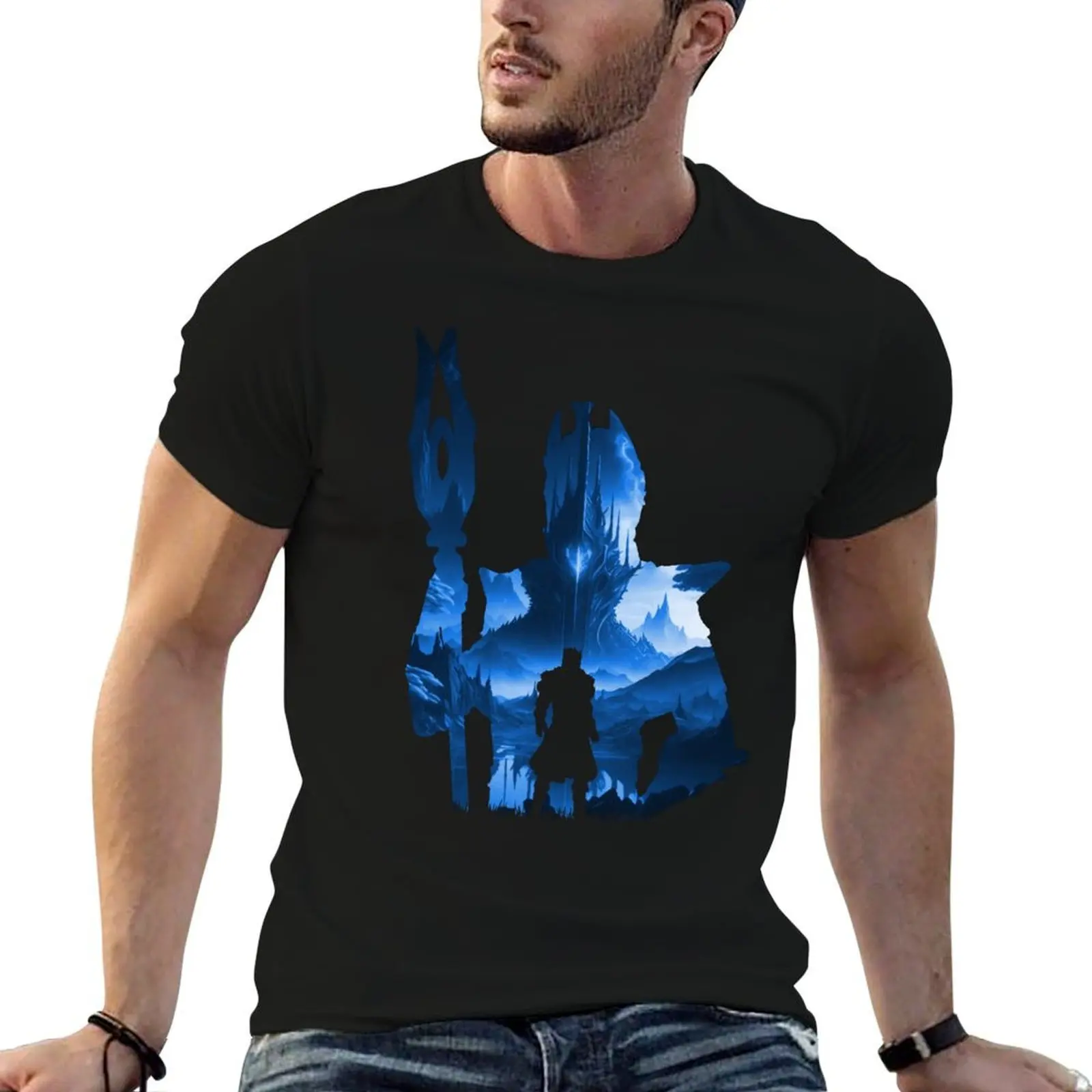 

Last Epoch - Mage *Negative Illusion* T-Shirt man t shirt graphic t shirt man plain T-Shirt