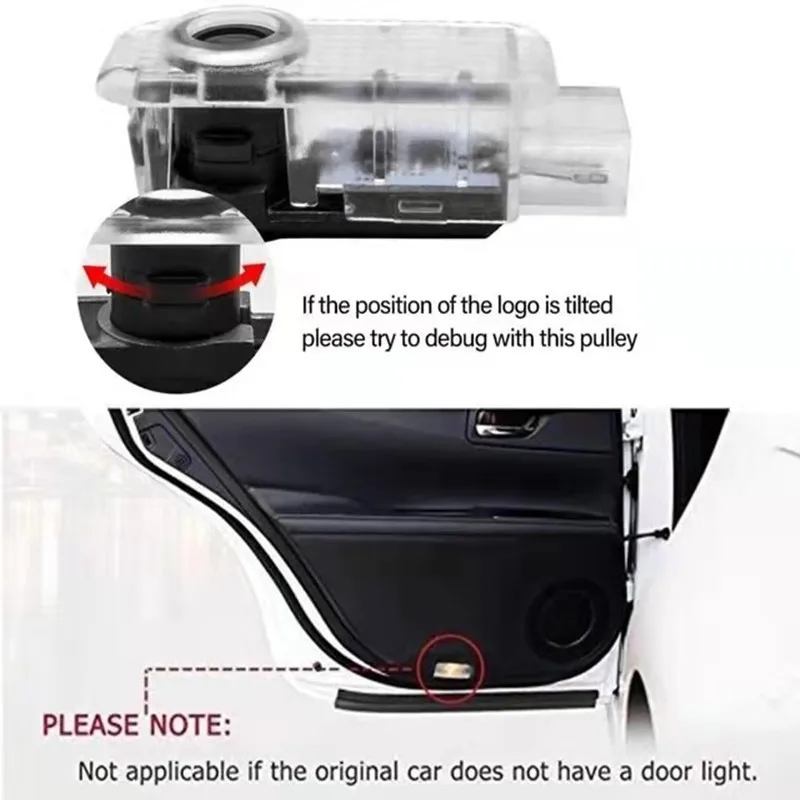2Pcs LED Auto Tür Willkommen Logo Projektor Geister Schatten Licht Zubehör Für Mercedes Benz E Klasse W211 S211 2002-2009 2008 2007 – Detail 5
