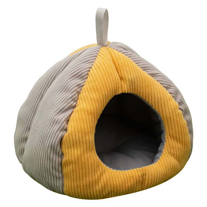 

Dropshipping Hamster Nest Winter Warmth Rabbit Fur Small Pet Bed Golden Hamster Hideaway Plush Sleeping Nest Hamster Cotton