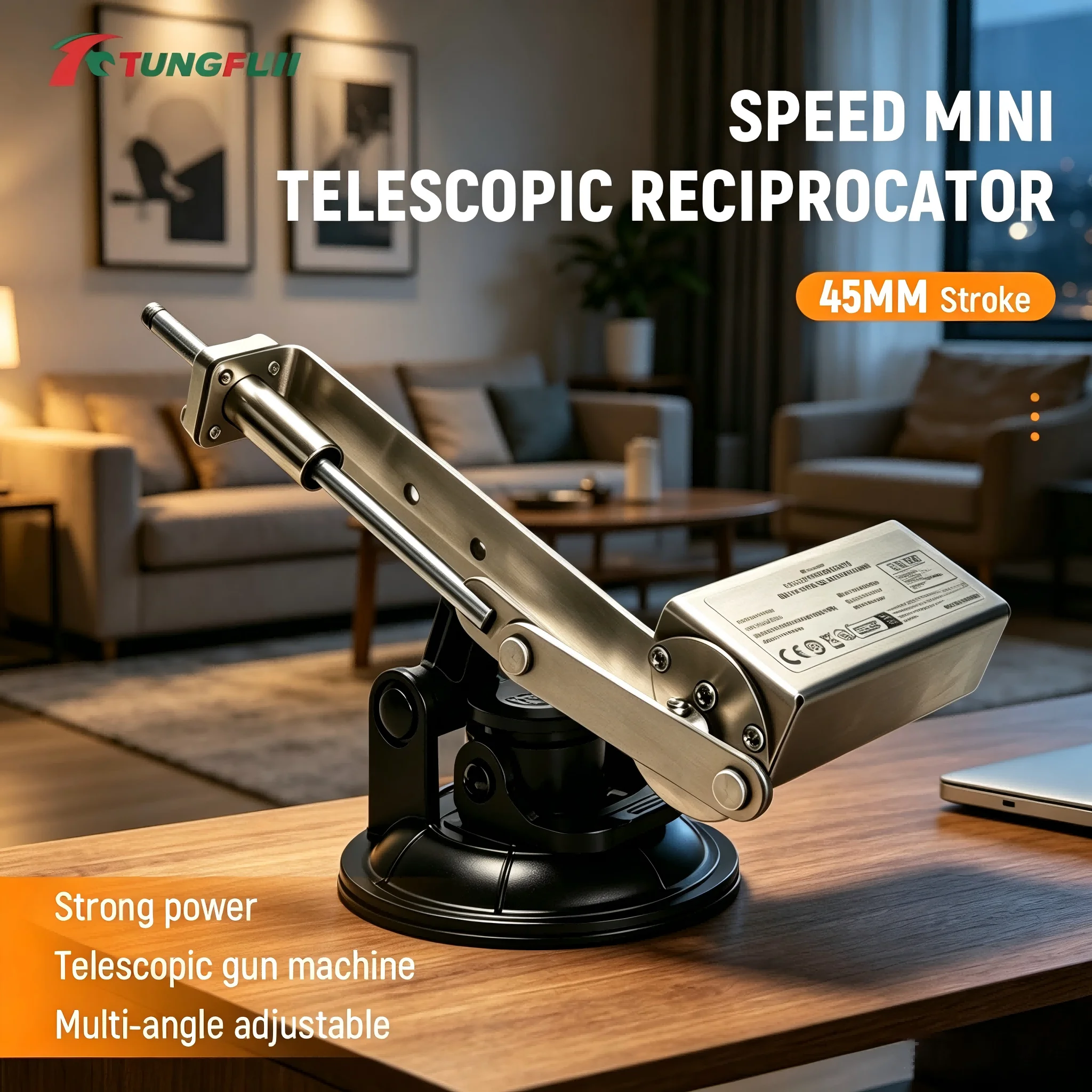 45mm Stroke Telescopic Linear Actuator DC 24V Mini Reciproca