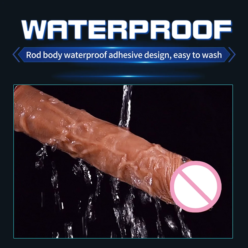 Heating Realistic Thrusting Dildo Vibrador para Mulheres, Macio, Enorme, Pau Grande, Pênis, Ponto G, Vagina, Ano, Masturbador, Sex Toy for Adult18