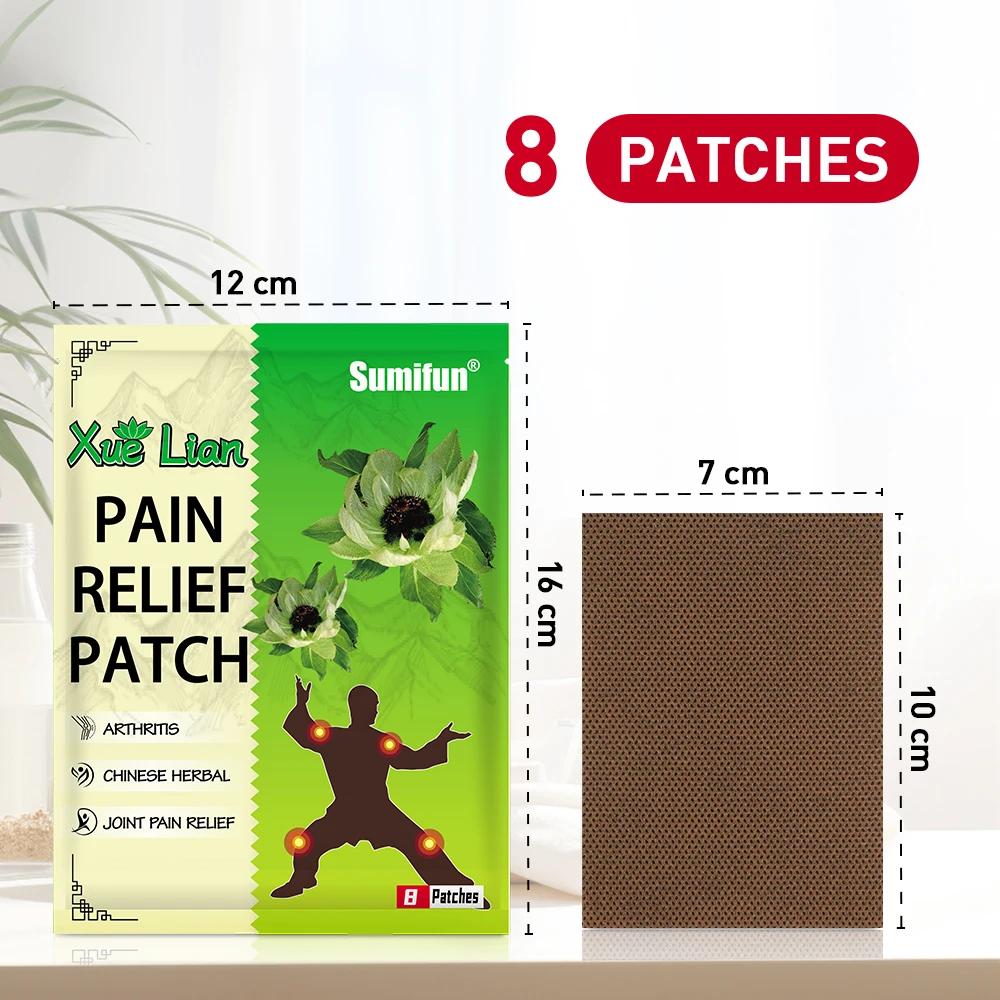 8/16/32pcs Sumifun Pain Relief Massage Patch Lumbar Shoulder Knee Joint Ache Painkiller Health Sticker Arthritis Medical Plaster