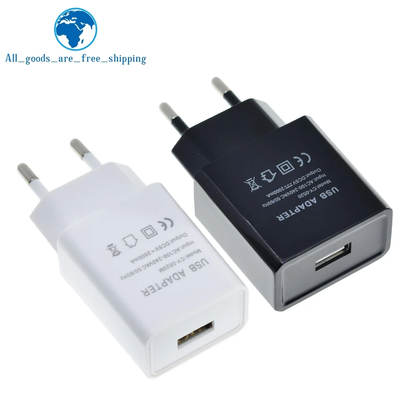 EU Plug 5V 2A Single USB Universal Charger Module Power Charger Module CY-0520