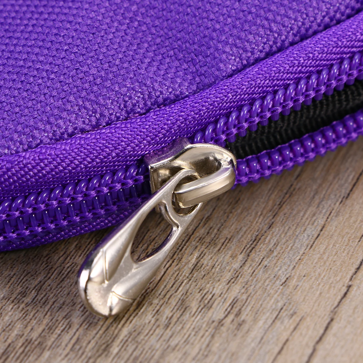 

Essential Oil Key Bag Purple Portable Handle Bag Clear Finish Sturdy Zippers Holds 2Ml Bottles For Travel Home Storage Oil