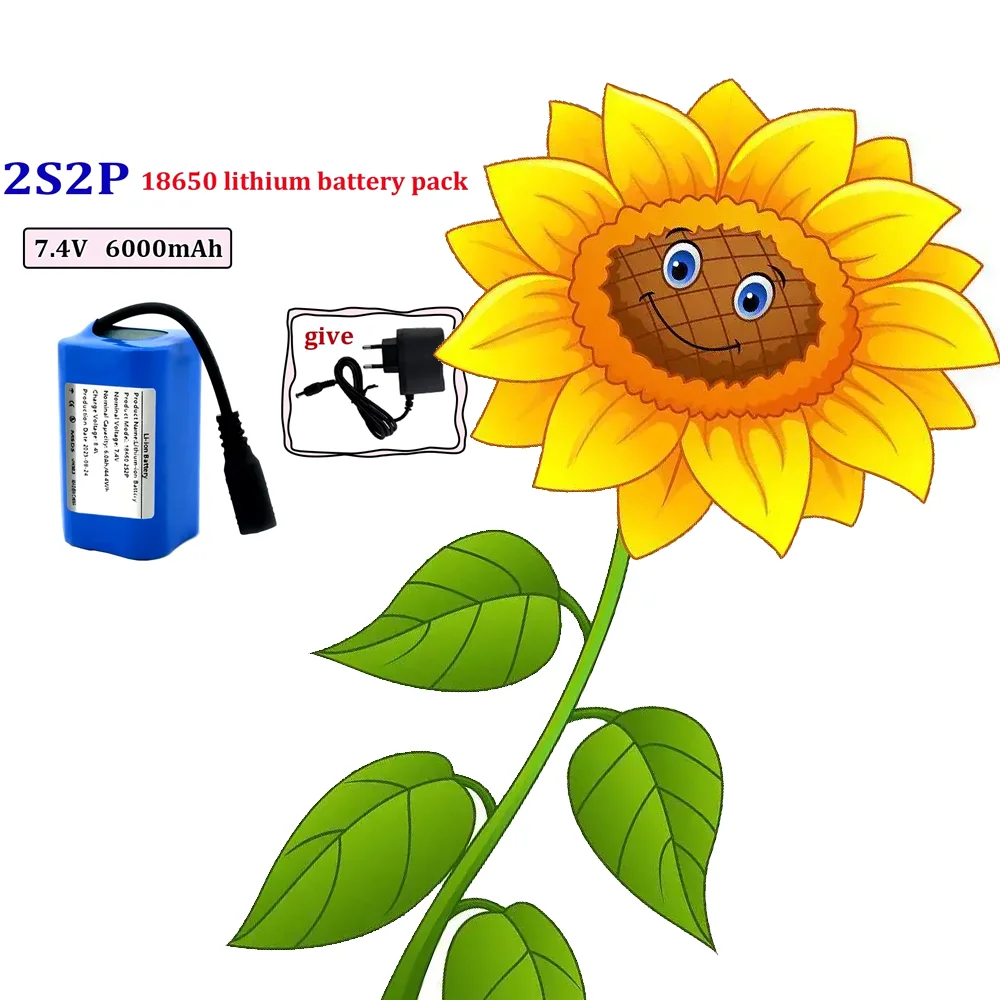 Original Li-ion Battery 2S2P 7.4V 6000MAH for T188 2011-5 T888 V007 H18 C18 COLLECTION TO CONTROL BATTERY FRANCE RC