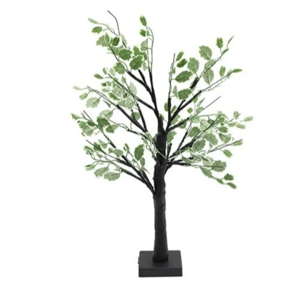 Plug-in Light LED Tree Light Simulation Green Leaves Warm White White Birch Tree Lamp Energy Efficient Luminous Decoration Tree