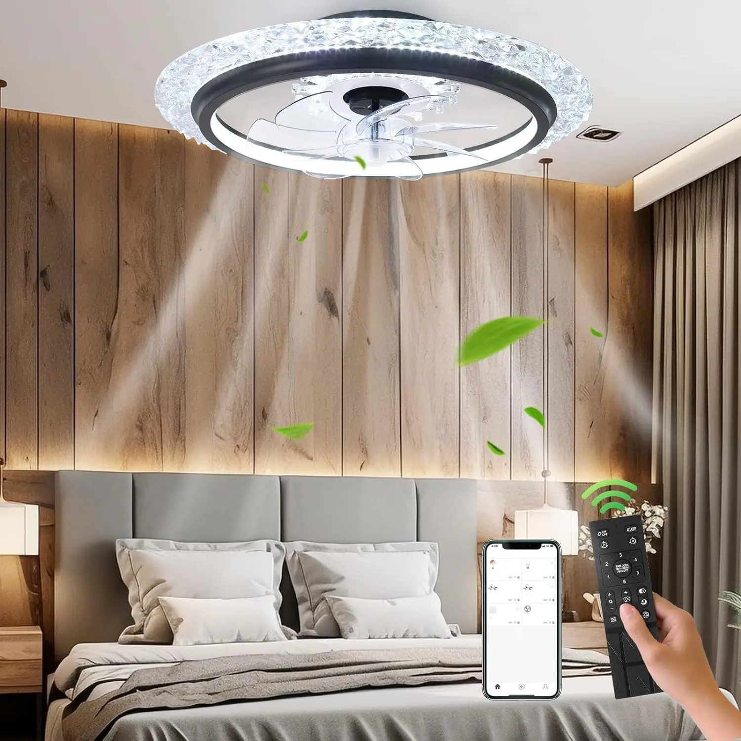 Ceiling Fans with Lights and Remote,20