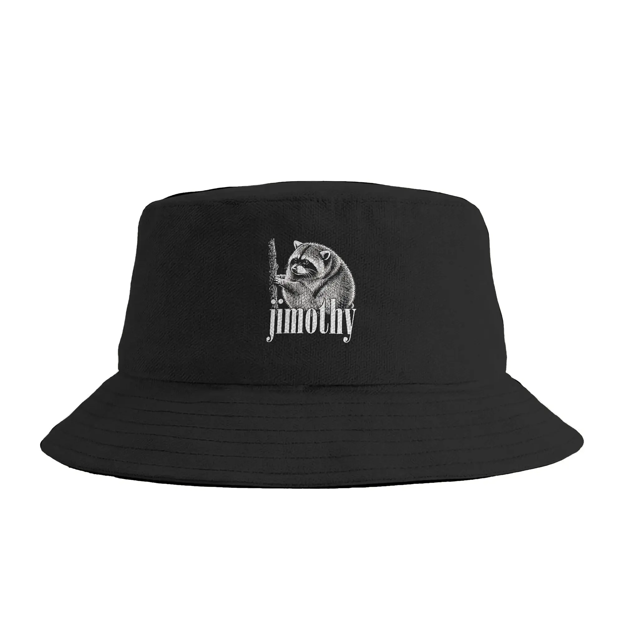 Unisex Jimothy the Ballard Seattle Raccoon Bucket Hat Breathable Fisherman Hats Summer Classic Beach Travel Caps Hip Hop Sun Hat
