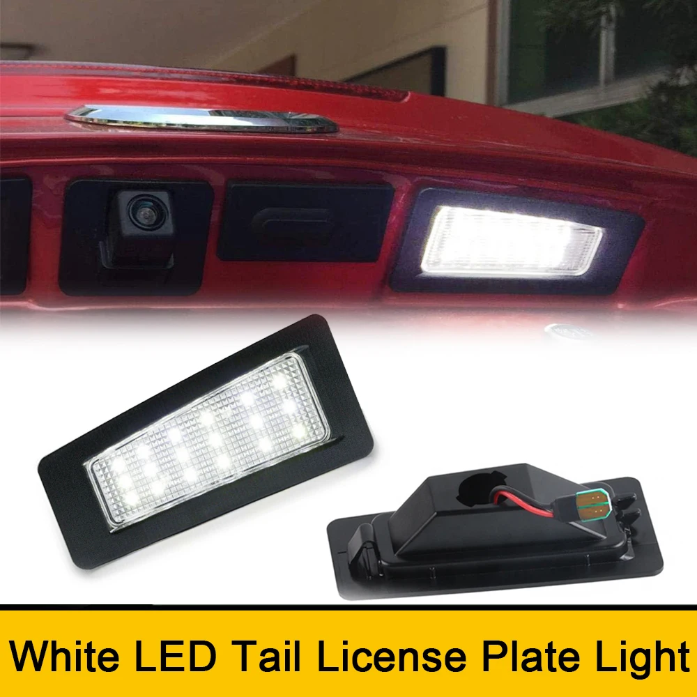 

2x White LED License Number Plate Warning Light for Mazda 3 CX-3 Mazda 2 Sedan Car Assembly Reverse Tag Lamp No Error