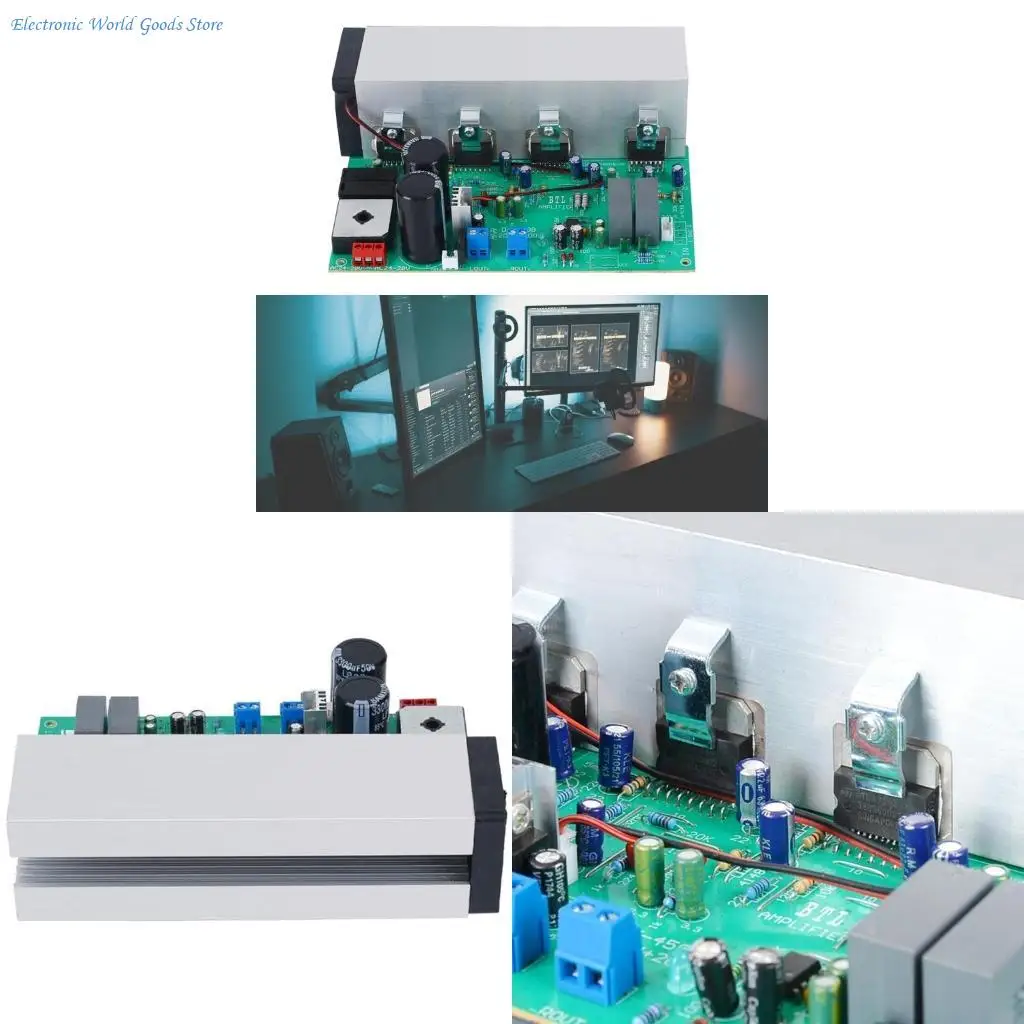 A3PD TDA7294 2.0-канальная 200 Вт Hi-Fi высокомощная готовая плата усилителя мощности A3PD TDA7294 2.0-канальная 200 Вт Hi-Fi высокомощная готовая плата усилителя мощности