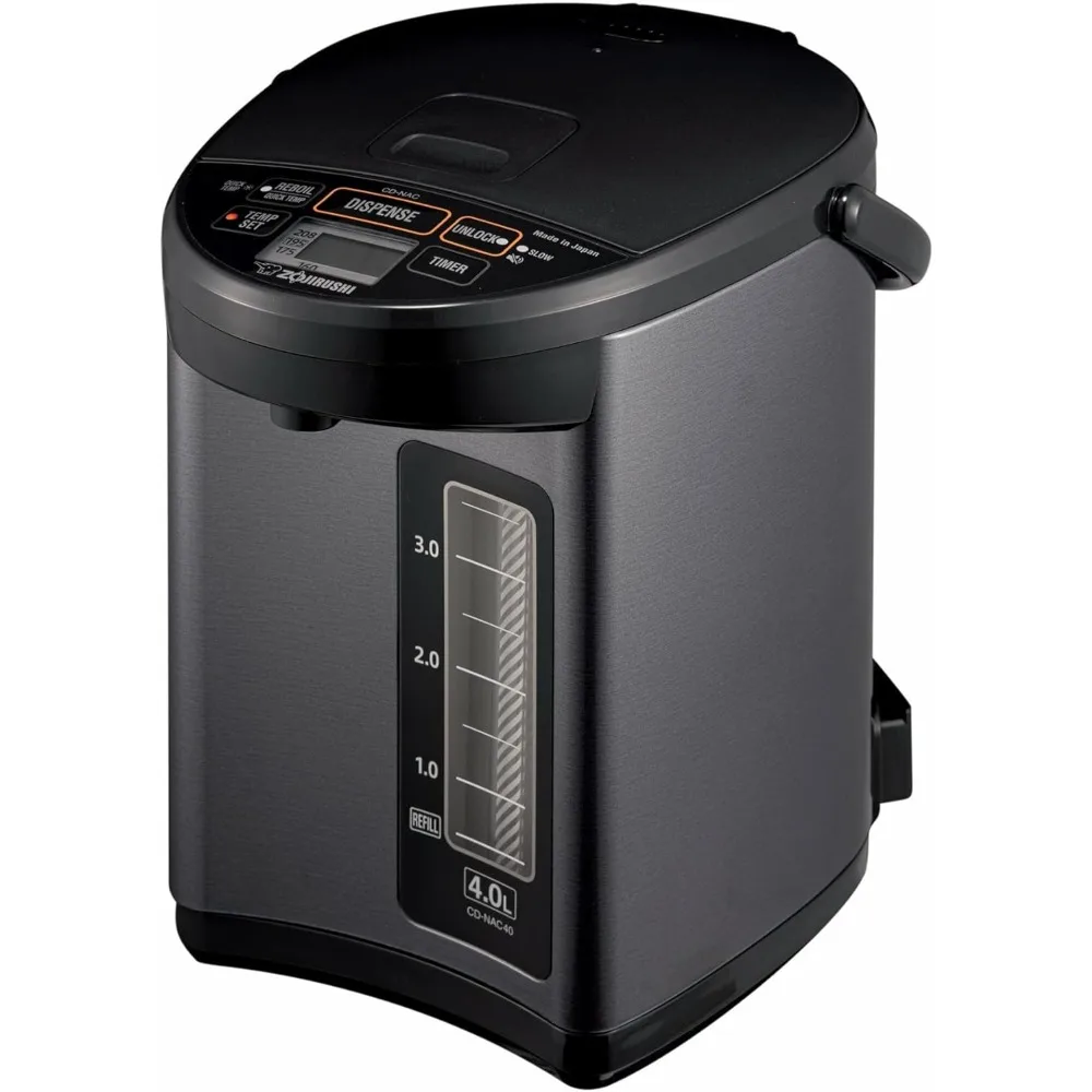 CD-NAC40BM Micom Water Boiler and Warmer (4-Liter, Metallic Black)