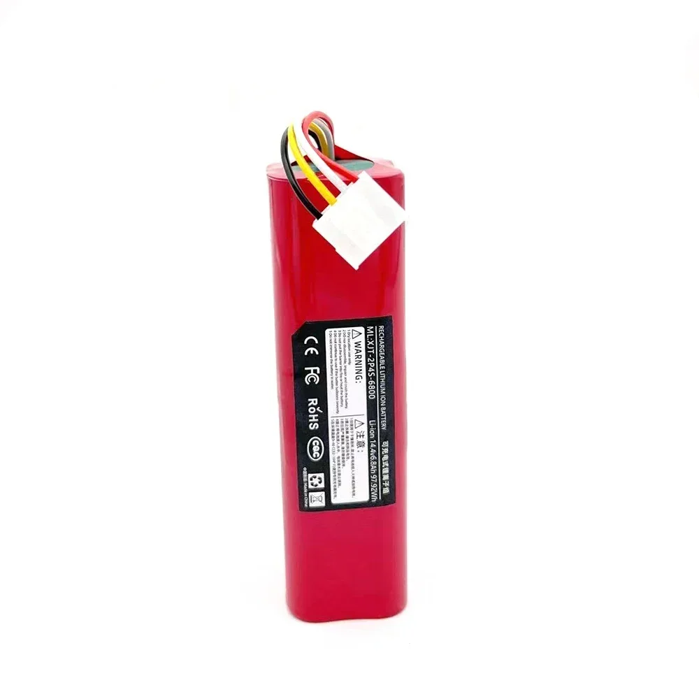 Imagem -05 - Bateria para Trifo Max-p Max-s Robot Limpador Inteligente 14.4v 6800mah 100 Novo Inr18650 Sun-inte2784s2p