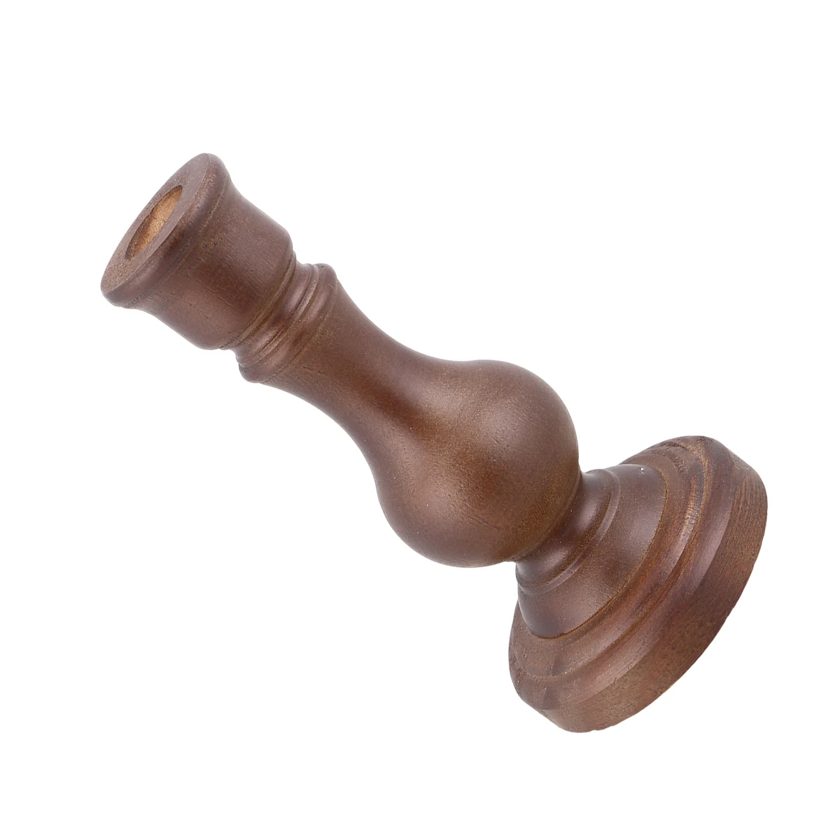 

Solid Wood Holder Handcrafted Candlestick For Dining Table Church Home Decor Size L Wedding Gift Environmentally