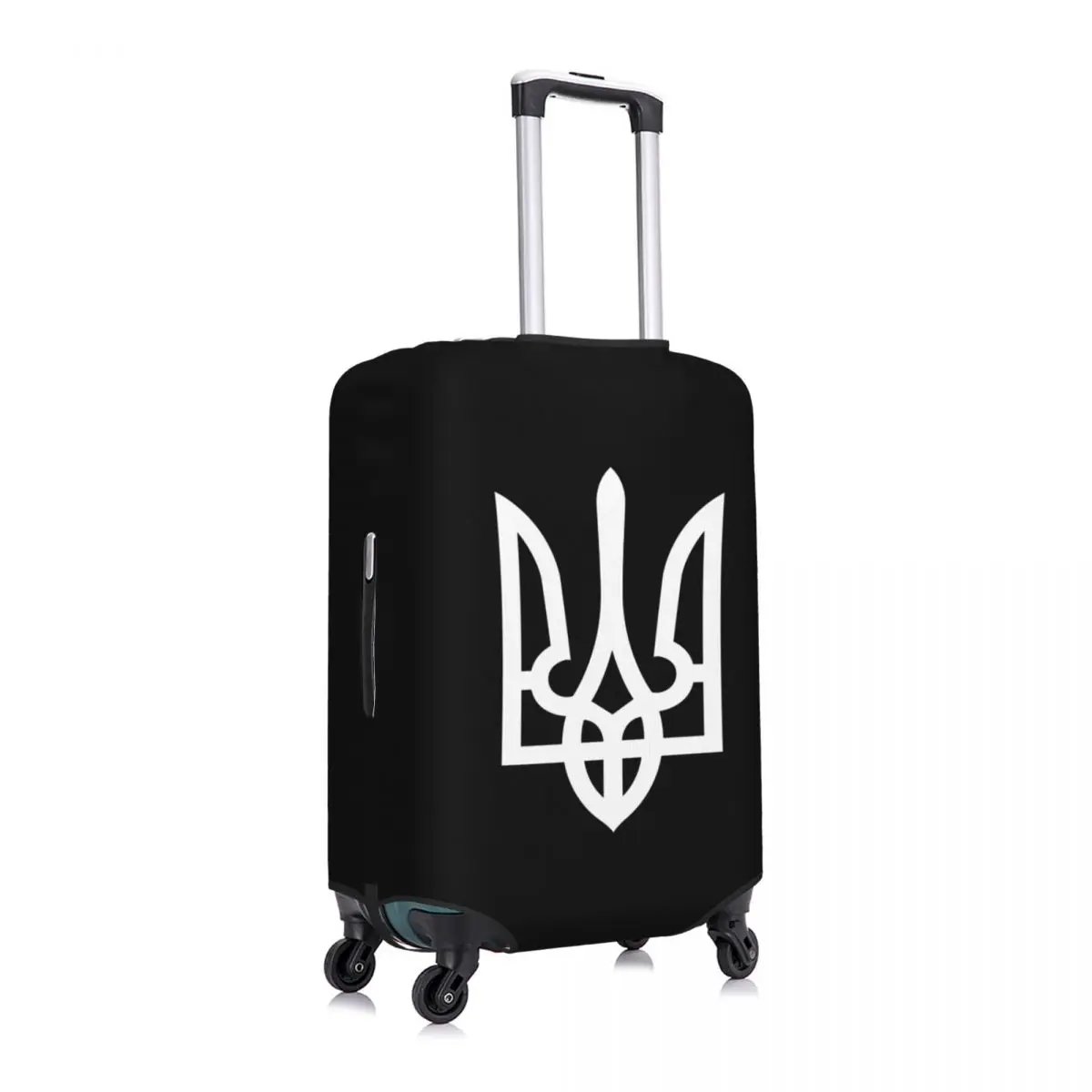 Custom Ukraine Special Forces Travel Luggage Cover Ukrainian Alpha Group Military Suitcase Cover Protector Fit 18-32 Inch