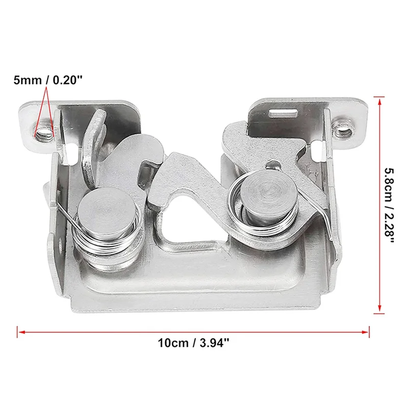 Front Lower Hood Lock Catch Lock Release 51237115229 / 51232753419 for BMW 335I 135I 328I 335Xi 528Xi 530Xi 535I 550I