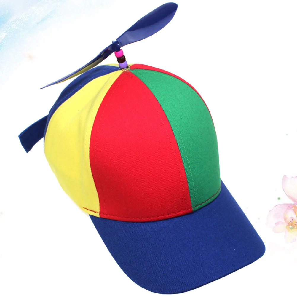 Gorro de helicóptero, gorra superior, sombrero de hélice de arcoíris, libélula para adulto, gorras que combinan con todo, béisbol para hombre