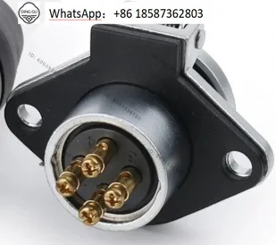 WP20 aviation plug, socket 2 3 4 pins, male and female connector, connector, screw crimp