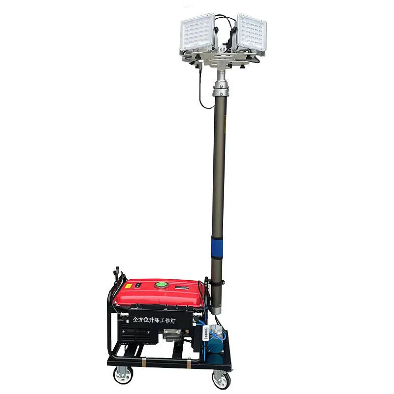 Remote Control Mobile Lighting Vehicle for Construction Machinery Durable Lighthouse Design 1-Year Warranty