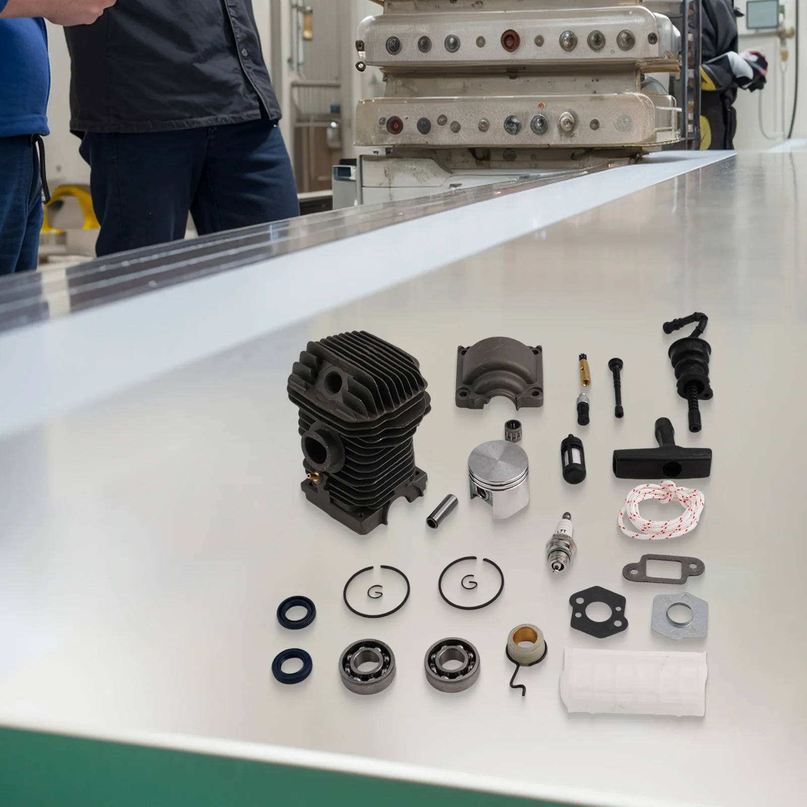 

Cylinder Piston KIT-CYLINDER PISTON 023 025 MS230 MS250 1123 020 1209 42.5mm Chainsaw Replacement Part High Quality