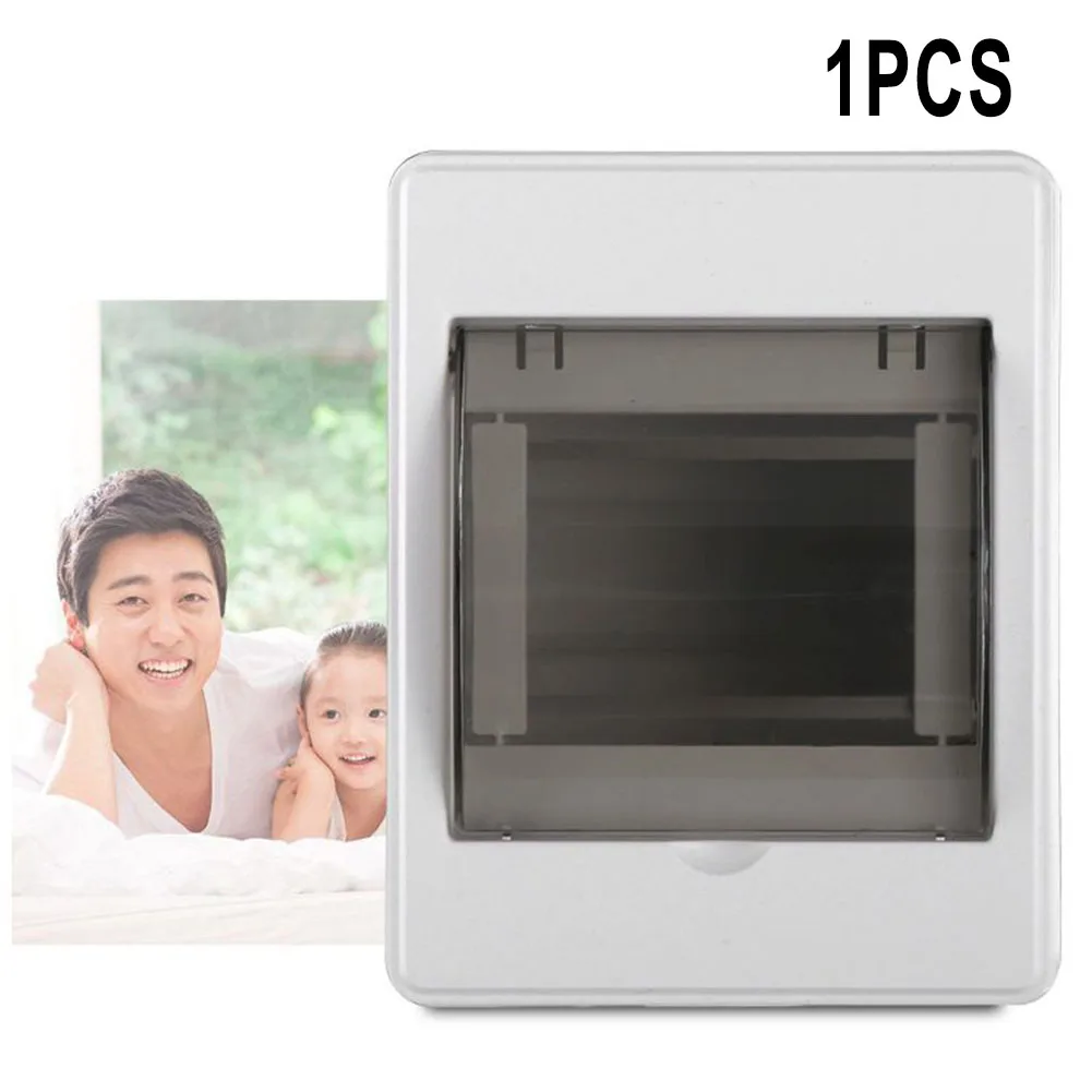 

Circuit Breaker Distribution Box 2-4 Circuit Breakers Easy To Install MCB Power Plastic Junction Mount For Indoor