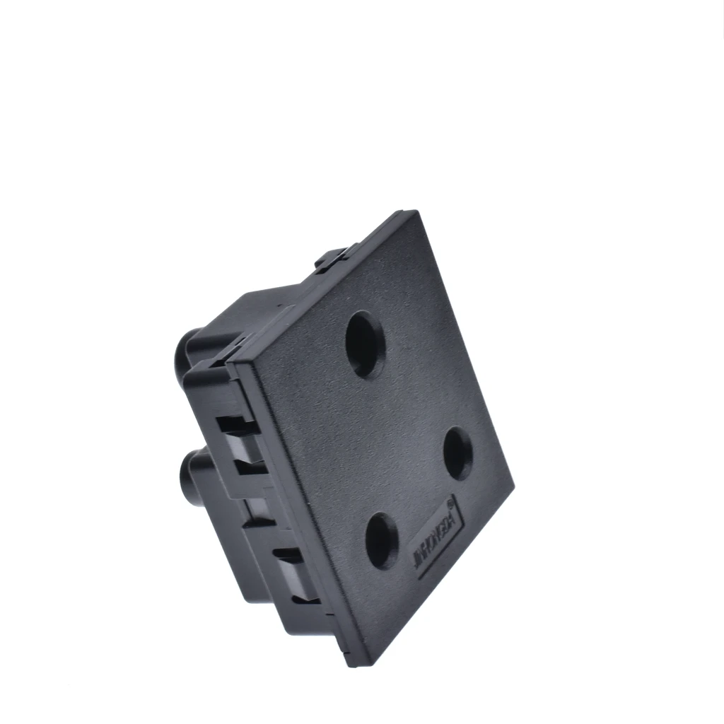 South Africa Power Socket Module TypeM For India Swaziland Lesotho Function Module DIY 16A Combination Socket Black