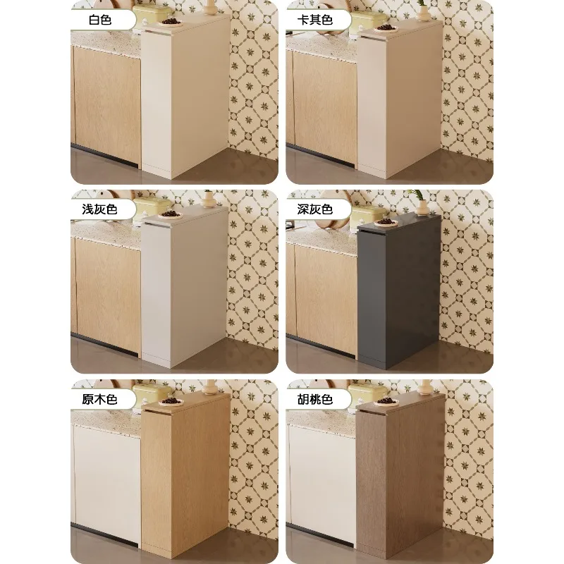 Crack cabinet, kitchen storage, extremely narrow side cabinet, refrigerator gap, bathroom rack, movable side pull narrow side ca