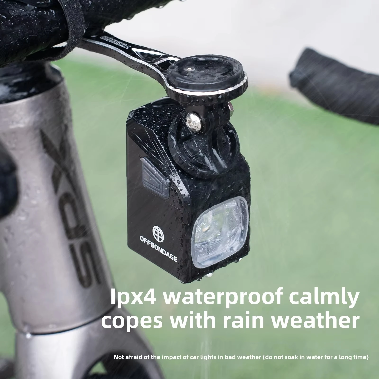 OFFBONDAGE Bicycle Front Light 1000LM Headlight 4000mAh Flashlight Bicycle Smart Taillight MTB Road Cycling Lamp Bike Accessorie