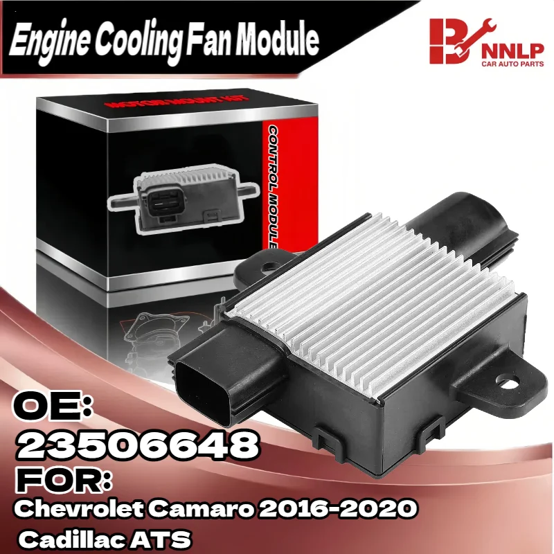 

Engine Radiator Control Fan Module for Chevrolet Camaro 2016-2020 Cadillac ATS 1581991, 22761222, 23188752, 23506648